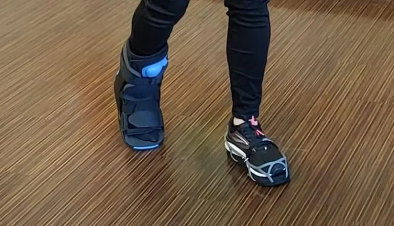 Can I work with a walking boot