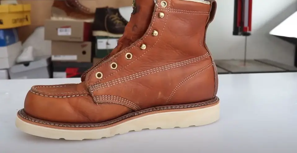Clean Leather Work Boots
