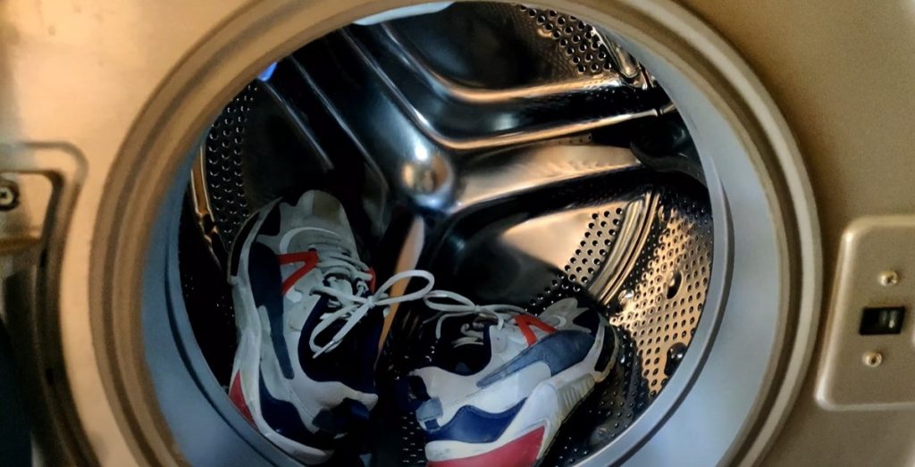 Sneakers in the Washing Machine