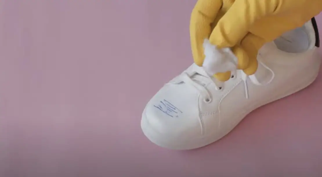 Remove Pen Ink from Sneakers